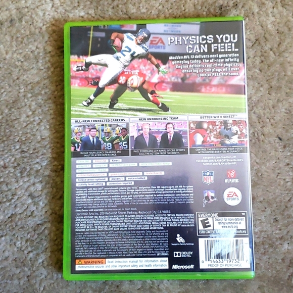 3 NFL Madden NFL GAMES Xbox 360 - Picture 11 of 13